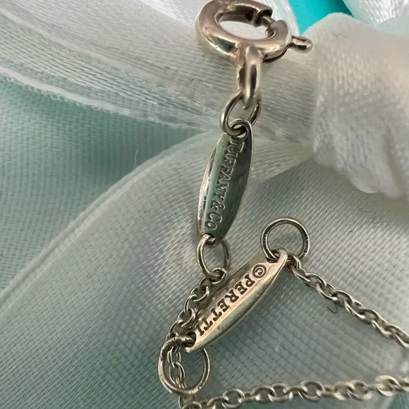 Tiffany Elsa Peretti Diamonds by the Yard Open Heart Bracelet - Picture 5 of 14